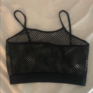 NWOT Mesh Top (Rave)